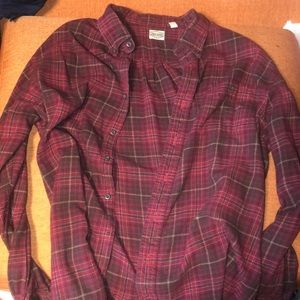 Flannel button up shirt